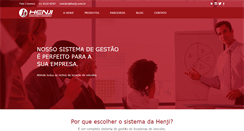 Desktop Screenshot of henji.com.br